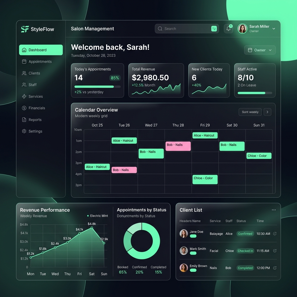 StyleFlow AI Dashboard